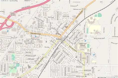 cabot city map.